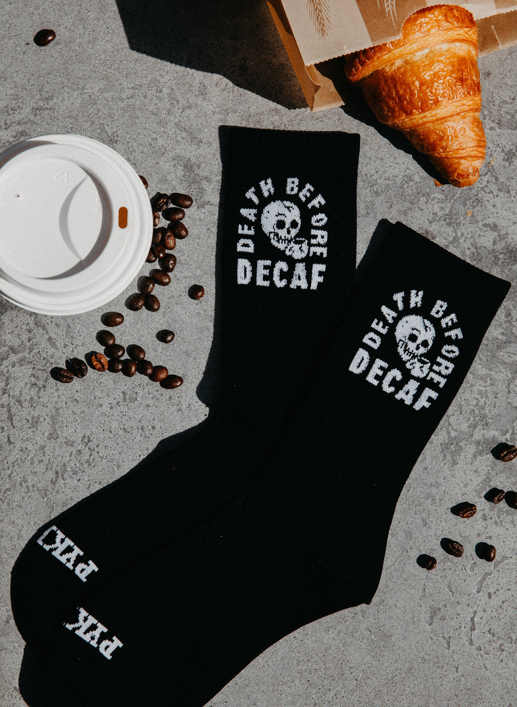 Death Before Decaf Socks